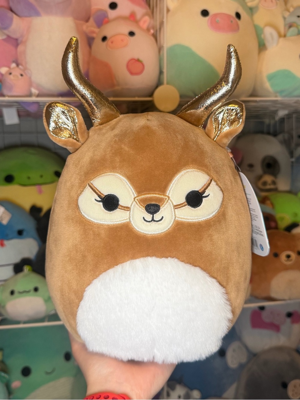 Squishmallows Squishmallow Kieli the Tan Antelope 8” Stuffed Plush